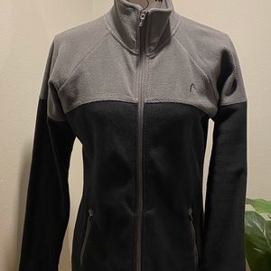 HEAD small black and grey fleece jacket.